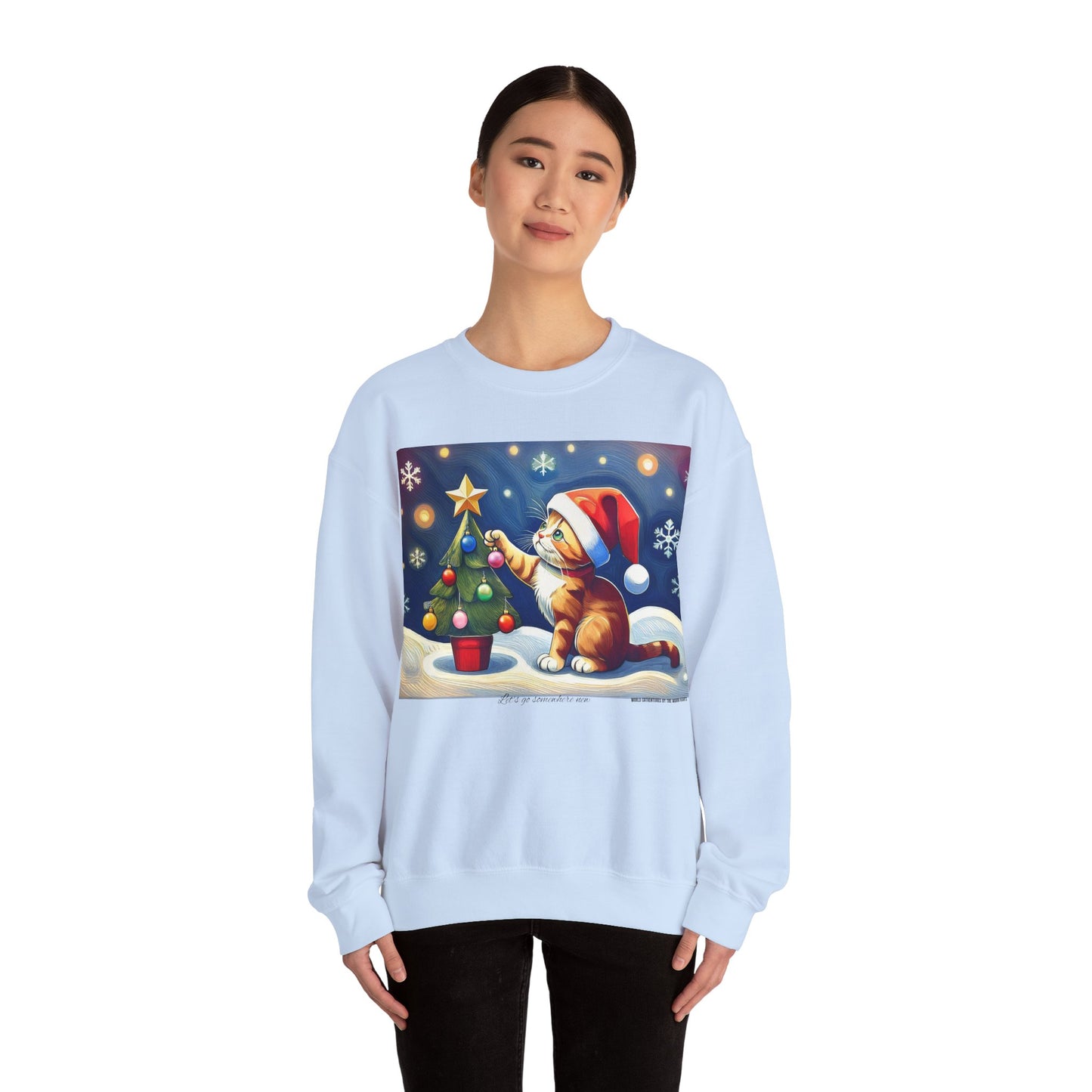 World Catventures Christmas Edition - Home Sweet Home Unisex Heavy Blend™ Crewneck Sweatshirt