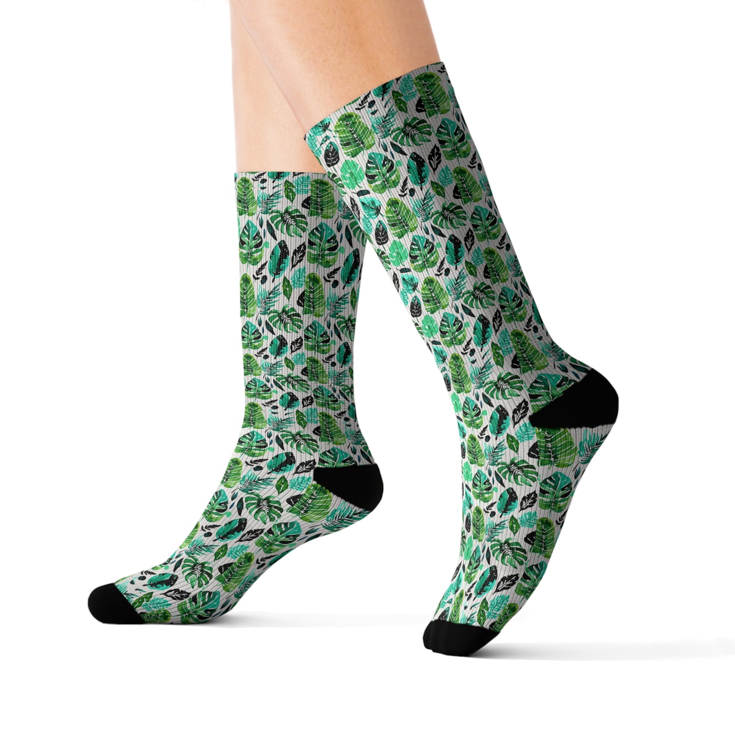 Tropical Leaves Socks