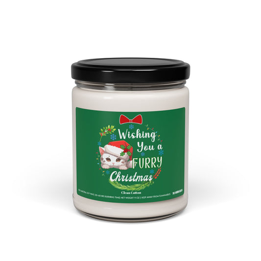 Wishing You a Furry Christmas  - Scented Soy Candle