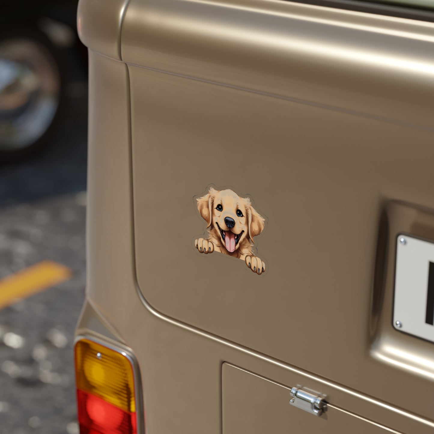 My Golden Retriever Transparent Die-Cut Stickers (Outdoor Approved)