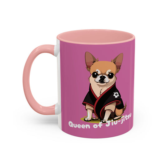 Queen of Jiu-jitsu - Accent Coffee Mug