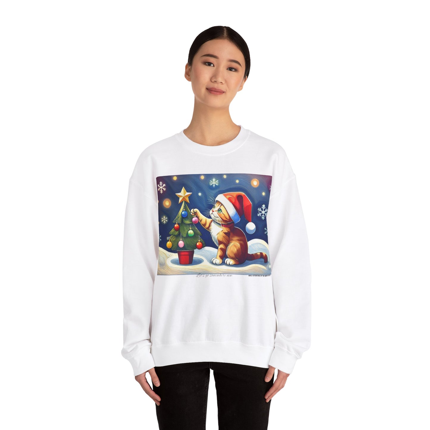 World Catventures Christmas Edition - Home Sweet Home Unisex Heavy Blend™ Crewneck Sweatshirt