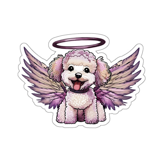 My Dog Angel - Poodle Kiss-Cut Sticker