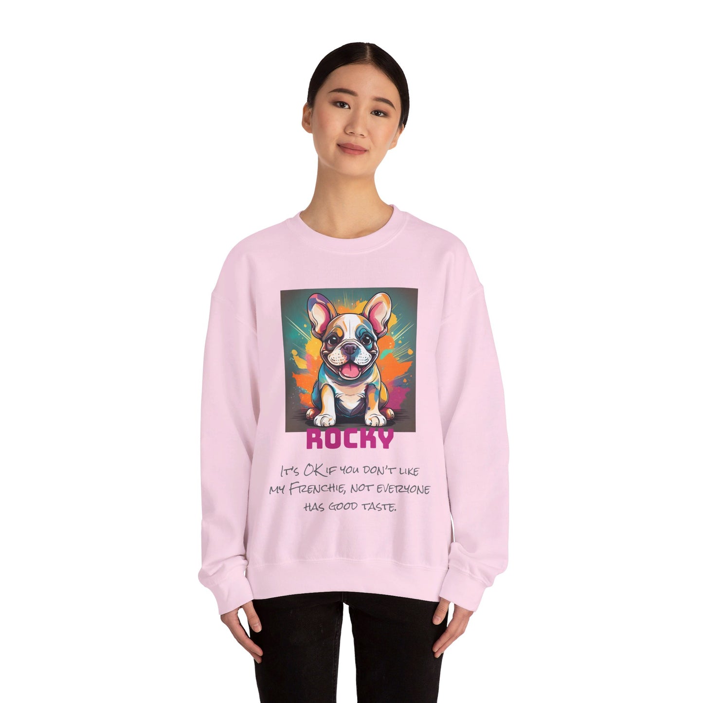 French Bulldog Unisex Heavy Blend™ Crewneck Personalized Custom Sweatshirt