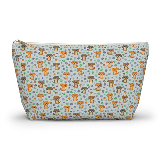 Puppy & Paw Print Cosmetic Pouch