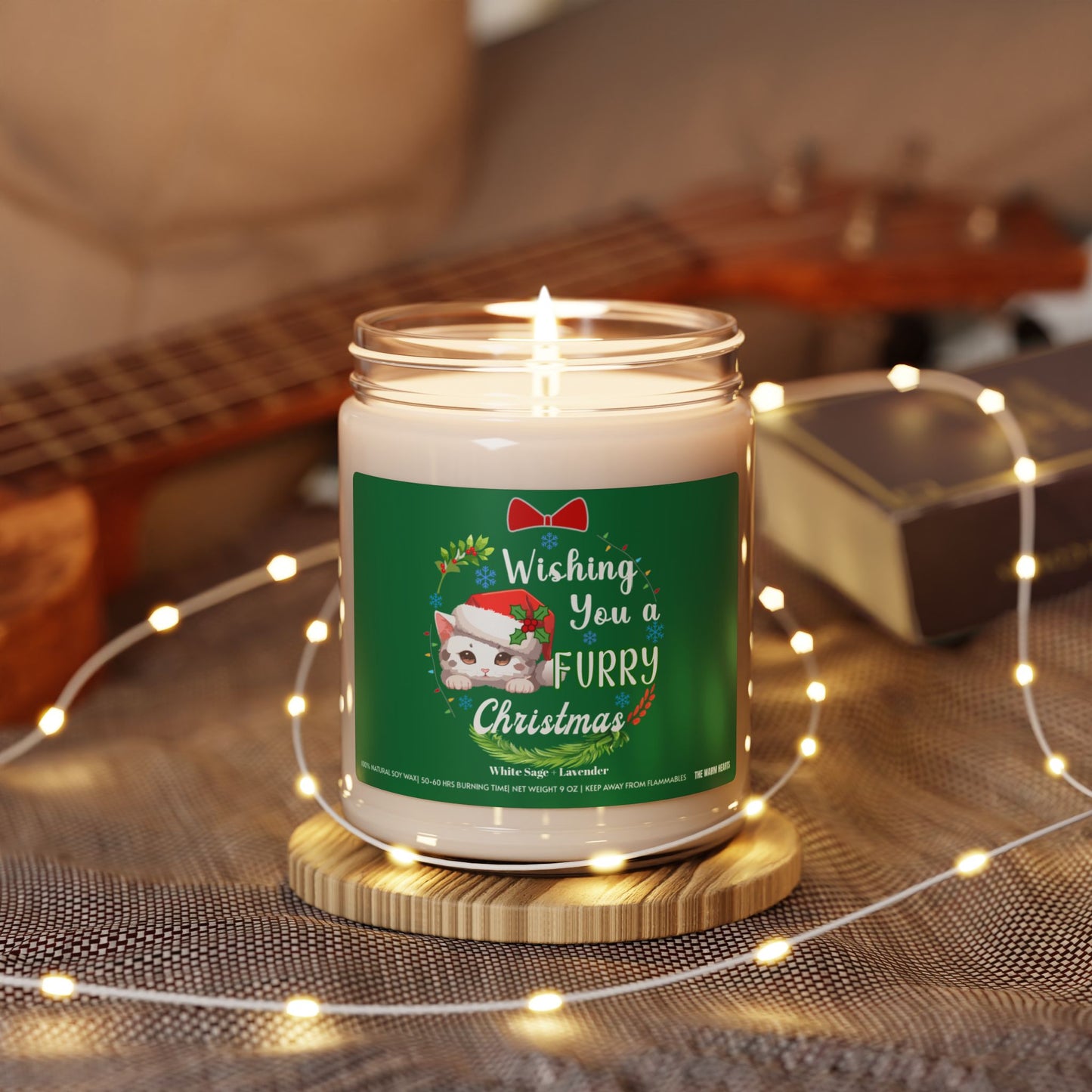 Wishing You a Furry Christmas  - Scented Soy Candle