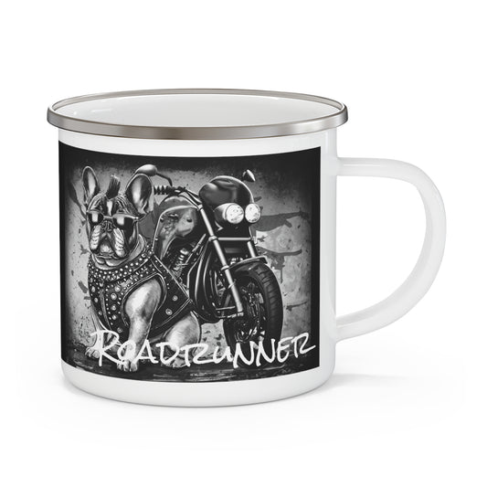 Punk Rock Bulldog - Roadrunner Enamel Camping Mug