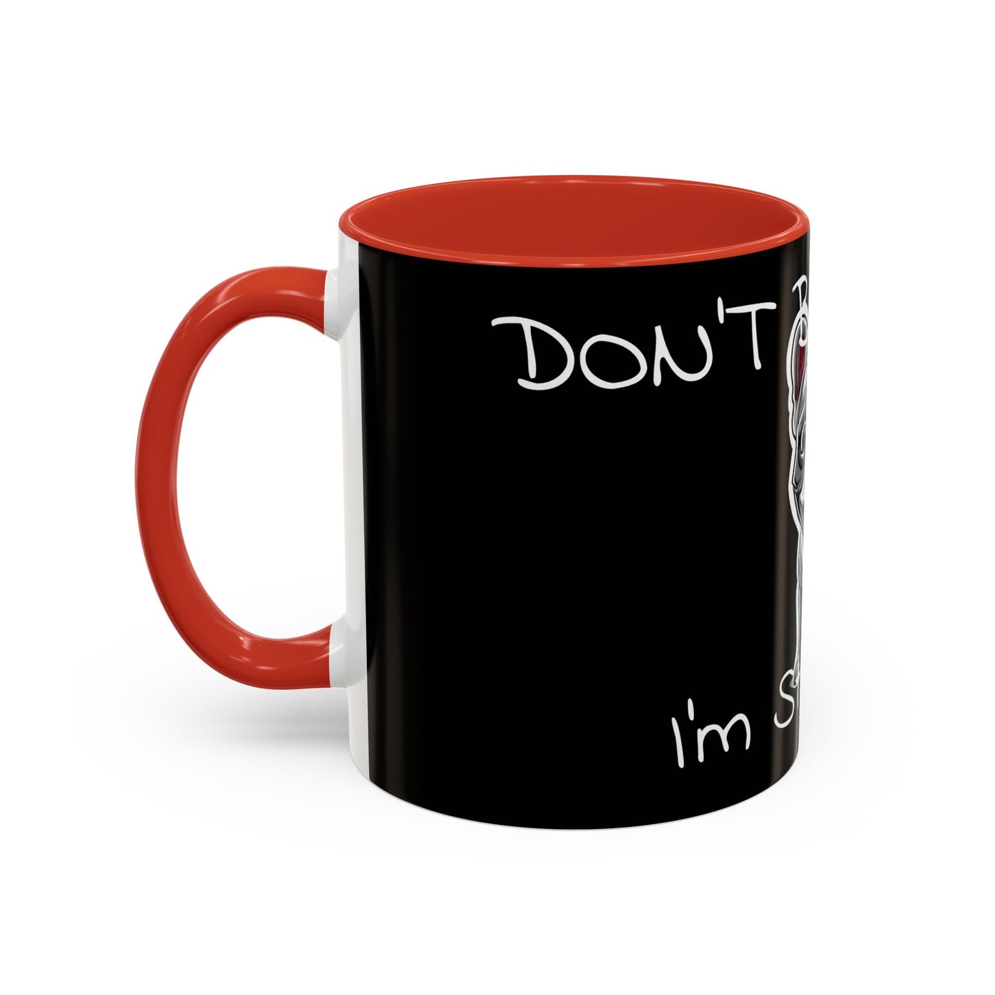 DON'T BOTHER ME, I’m Stressed - Accent Coffee Mug