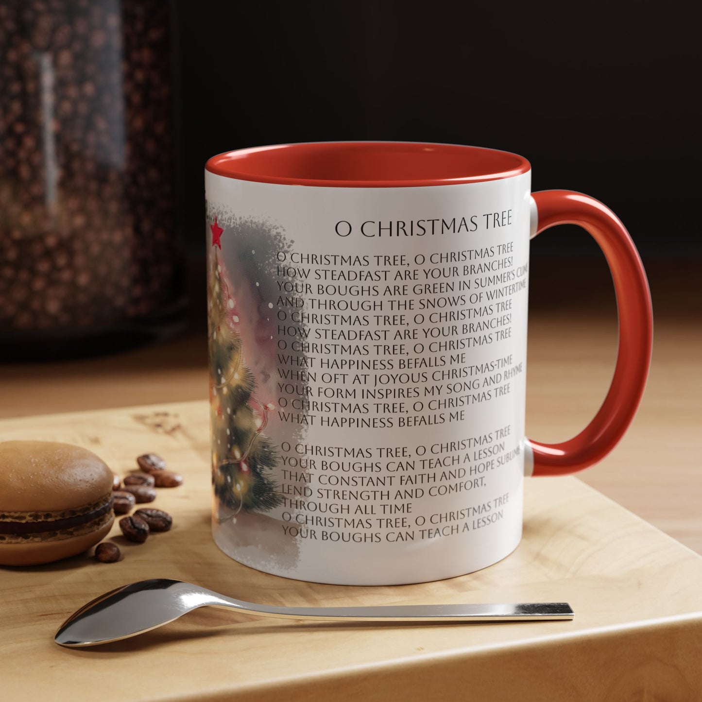 O Christmas Tree, O Christmas Tree...Chihuahua Dog Singing Christmas Songs Accent Coffee Mug