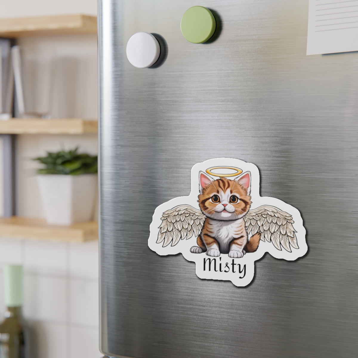 My Cat Angel - Exotic Shorthair Personalized Die-Cut Magnet (Outdoor Approved)