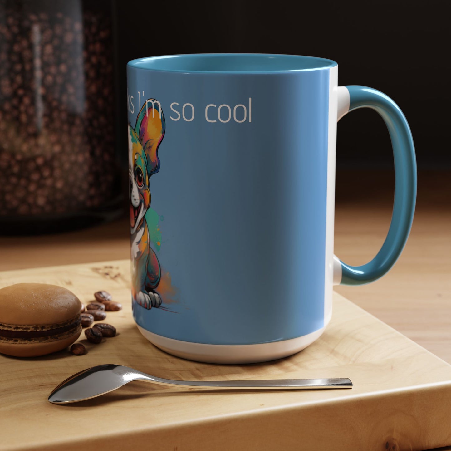 My paw thinks I’m so cool - Accent Coffee Mug