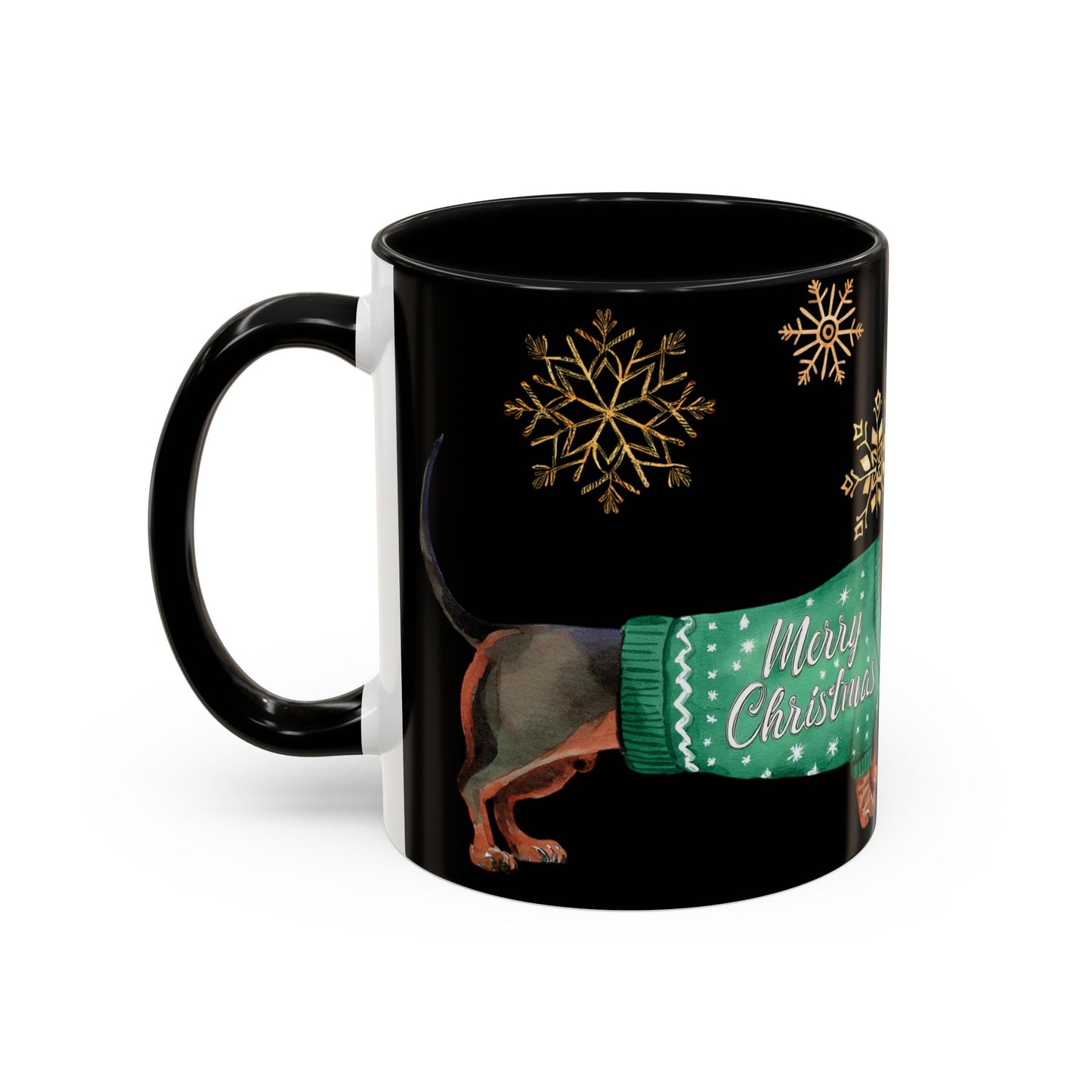 Dude! Dude!! Merry Christmas Accent Coffee Mug