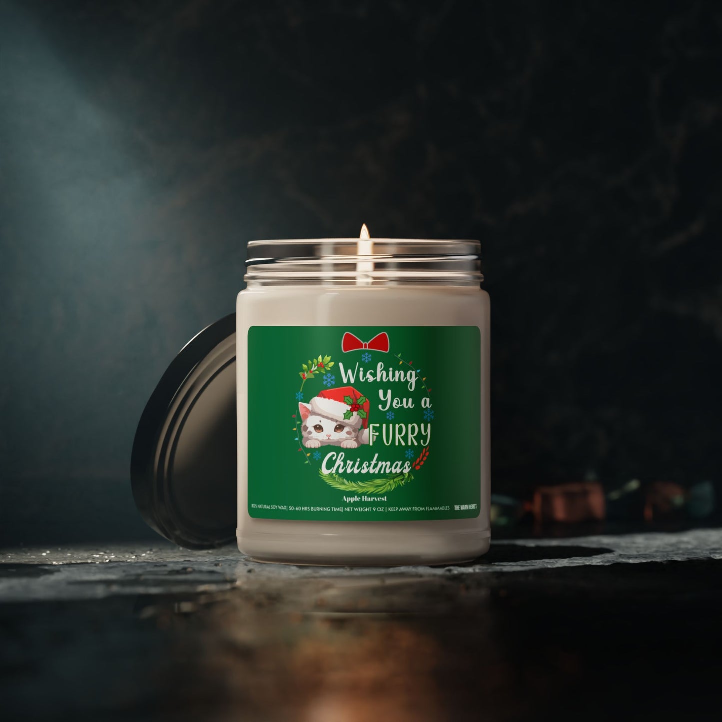 Wishing You a Furry Christmas  - Scented Soy Candle