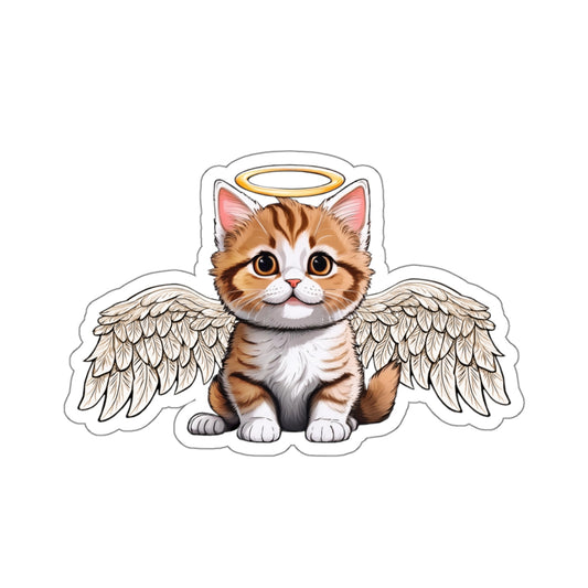 My Cat Angel - Exotic Shorthair Kiss-Cut Sticker