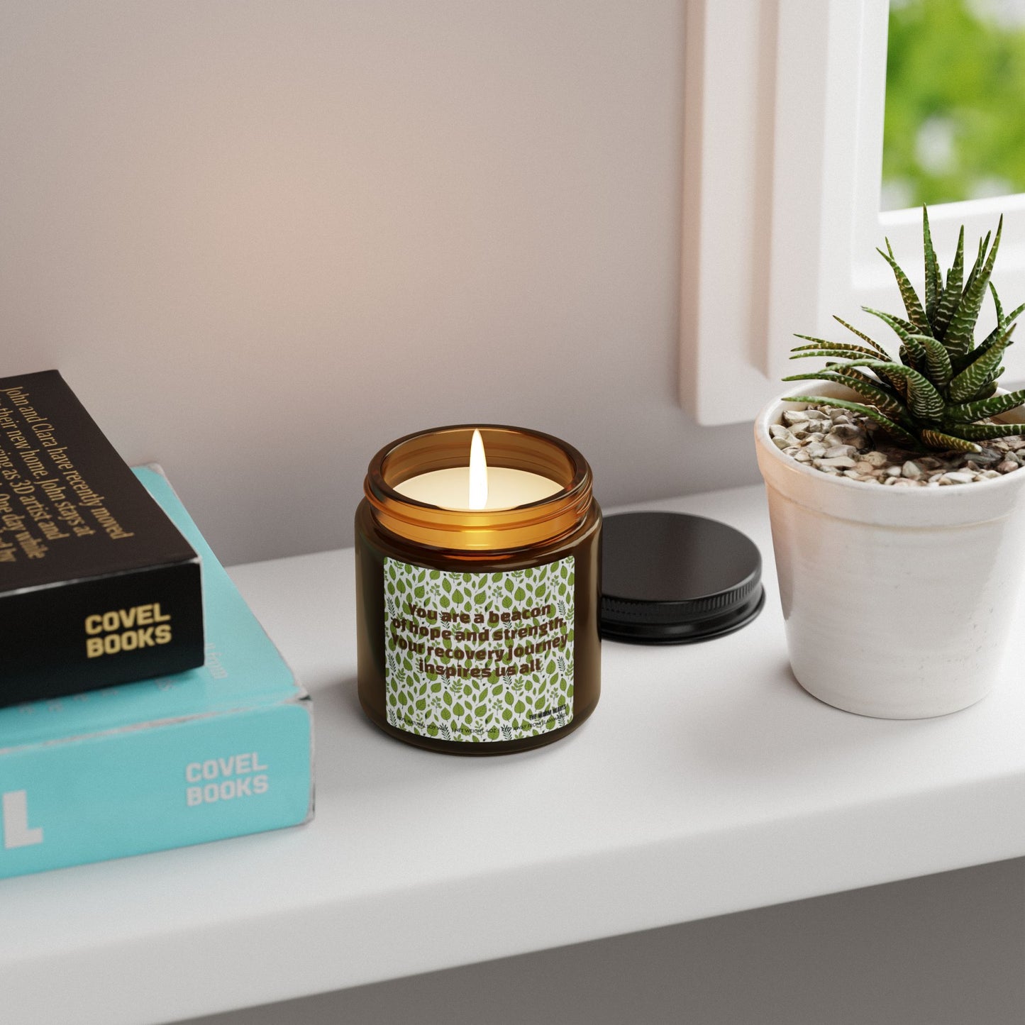 You Are a Beacon of Hope and Strength. Your Recovery Journey Inspires Us All  - Scented Soy Candle