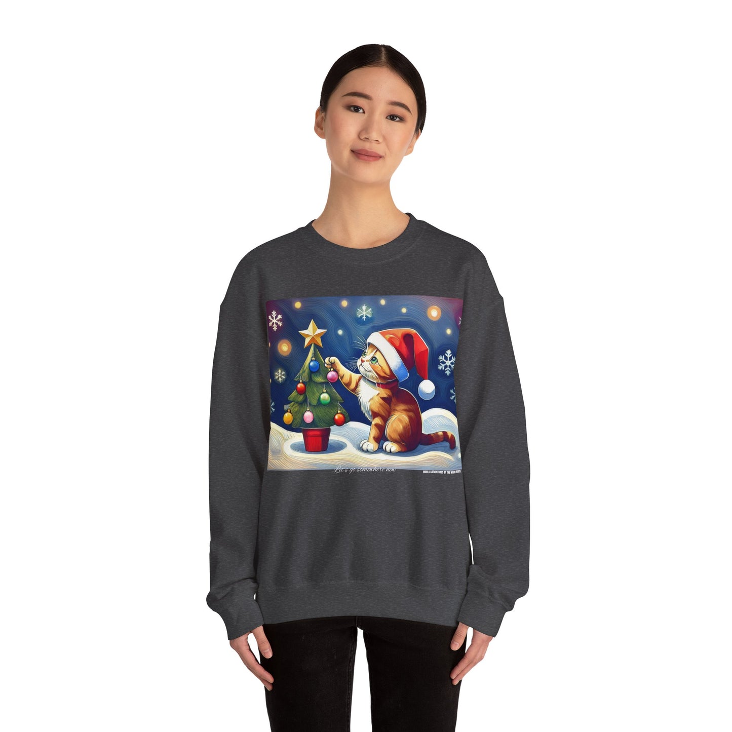 World Catventures Christmas Edition - Home Sweet Home Unisex Heavy Blend™ Crewneck Sweatshirt