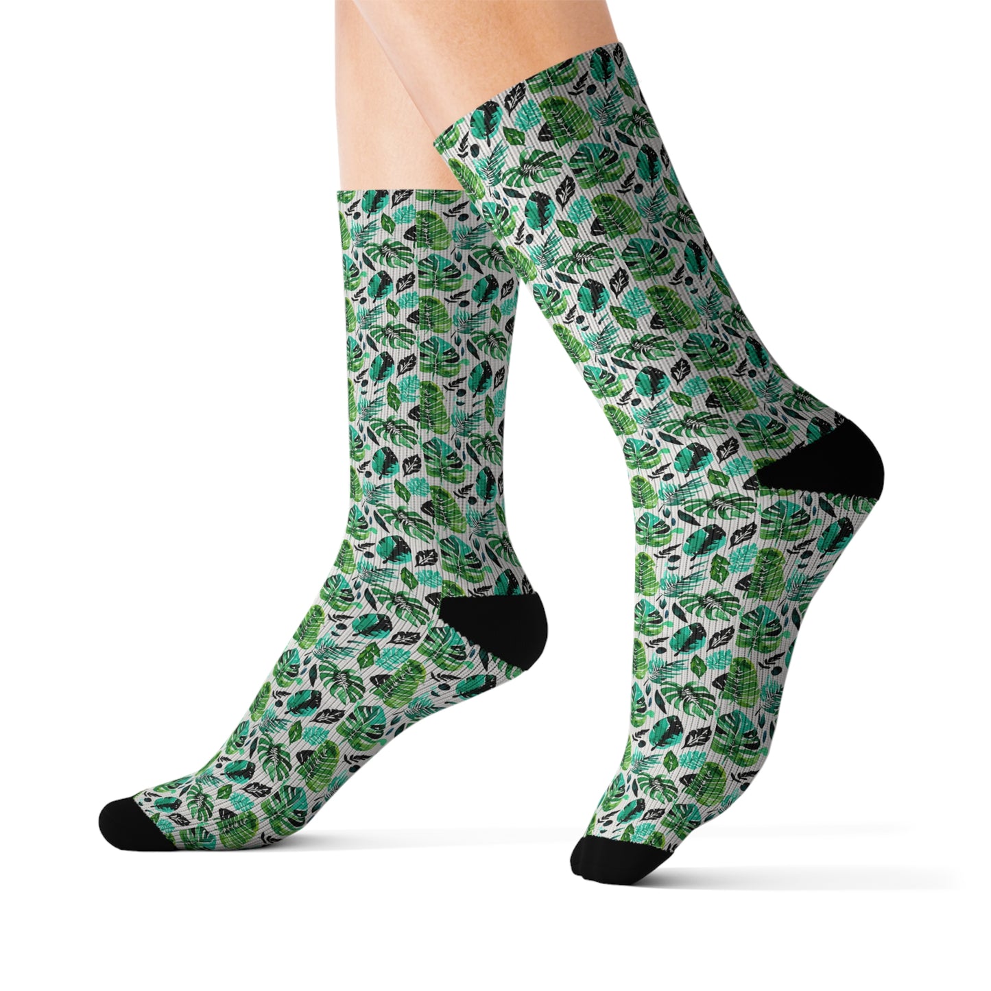 Tropical Leaves Socks