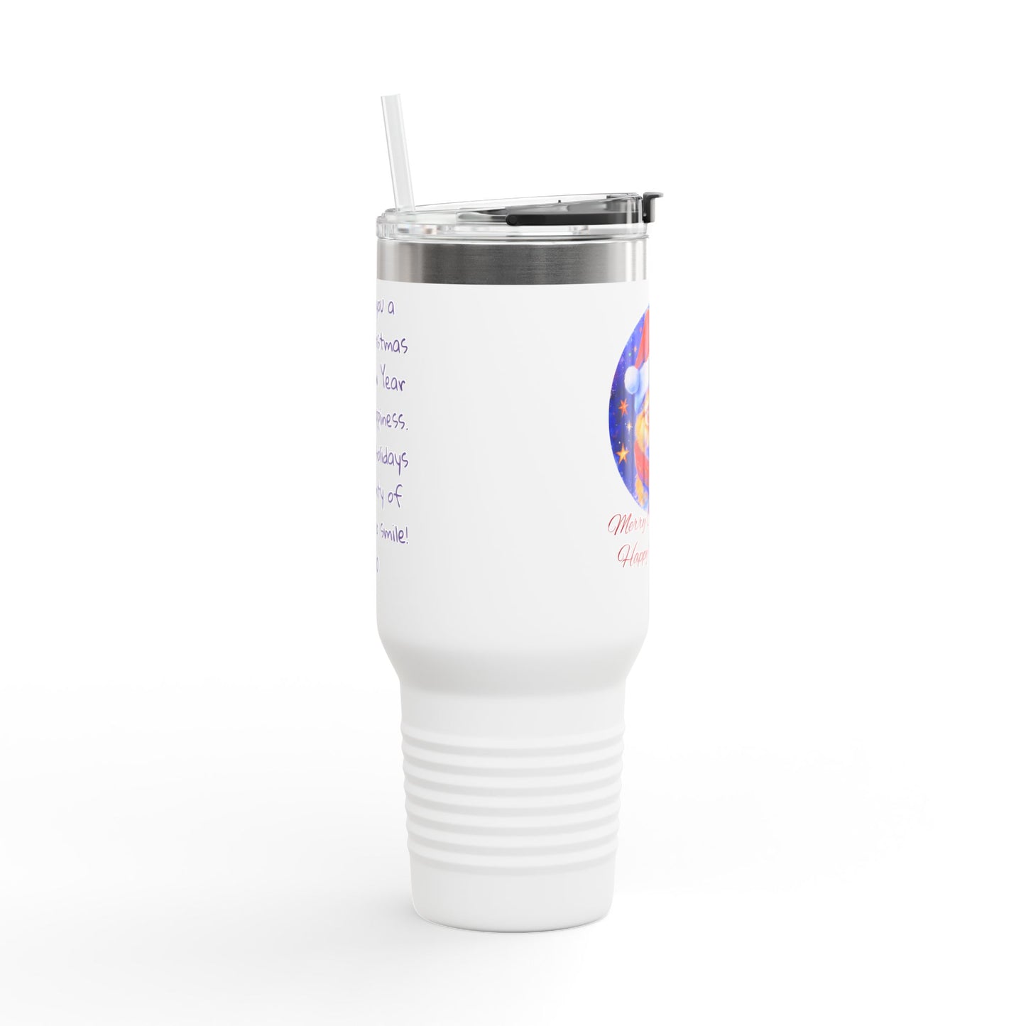 Wishing you A Merry Christmas & Happy New Year Insulated Travel Tumbler