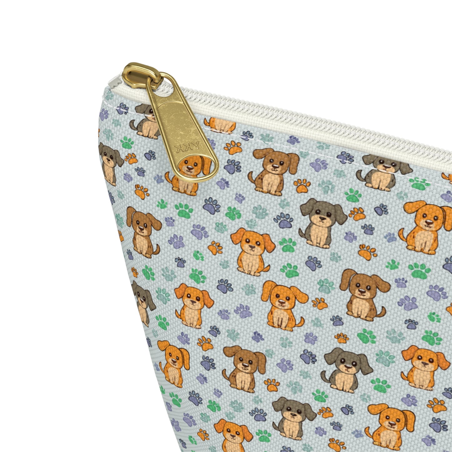 Puppy & Paw Print Cosmetic Pouch