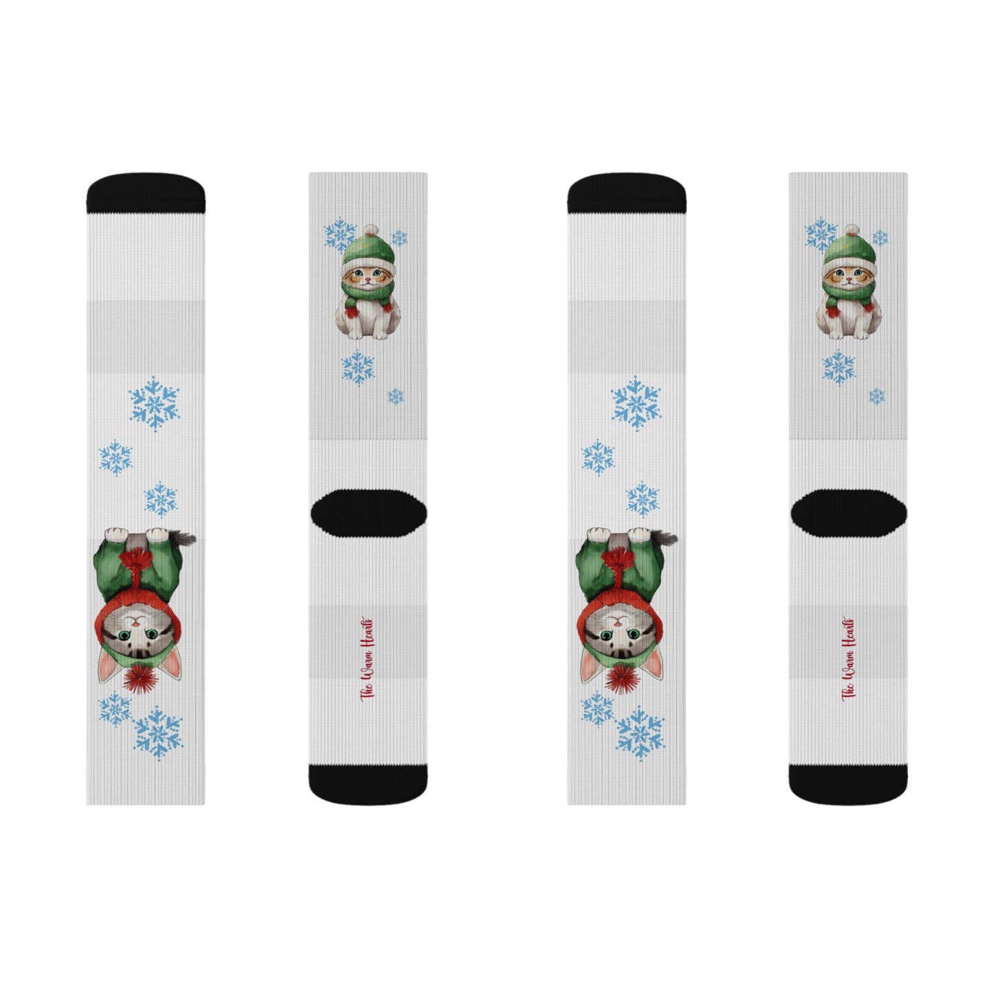 Cat Aries Snowflake Socks