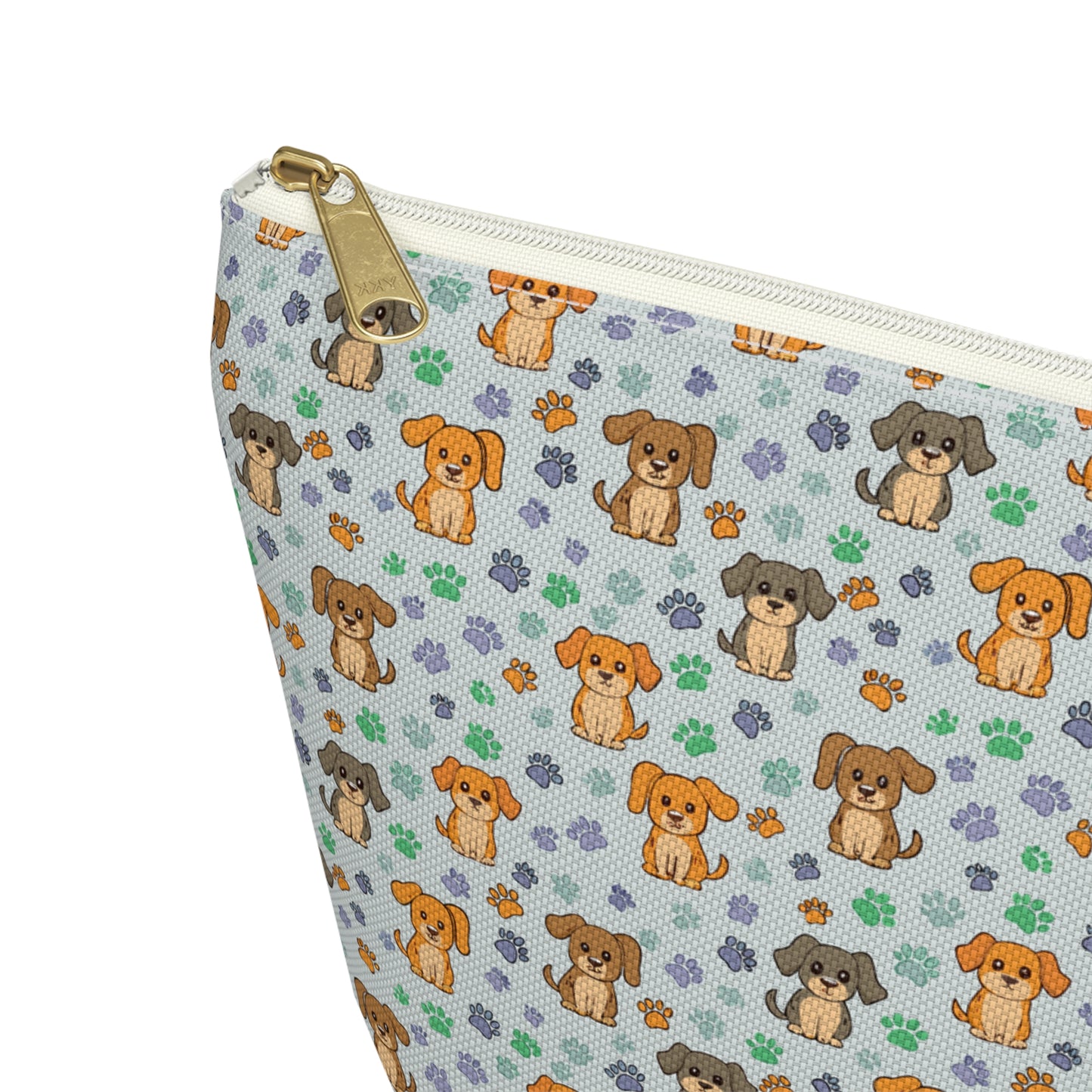 Puppy & Paw Print Cosmetic Pouch