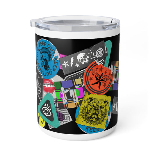 Punk Stickers Insulated Coffee Mug