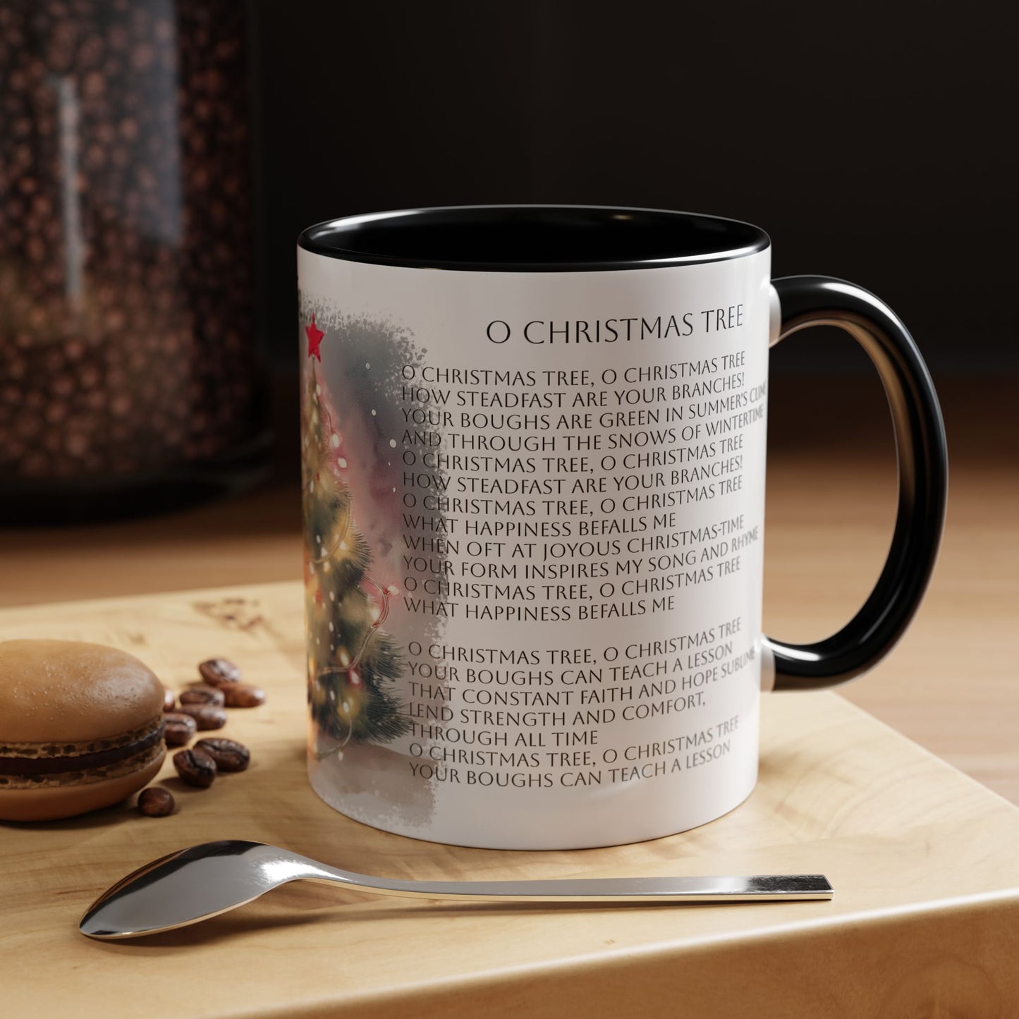 O Christmas Tree, O Christmas Tree...Chihuahua Dog Singing Christmas Songs Accent Coffee Mug