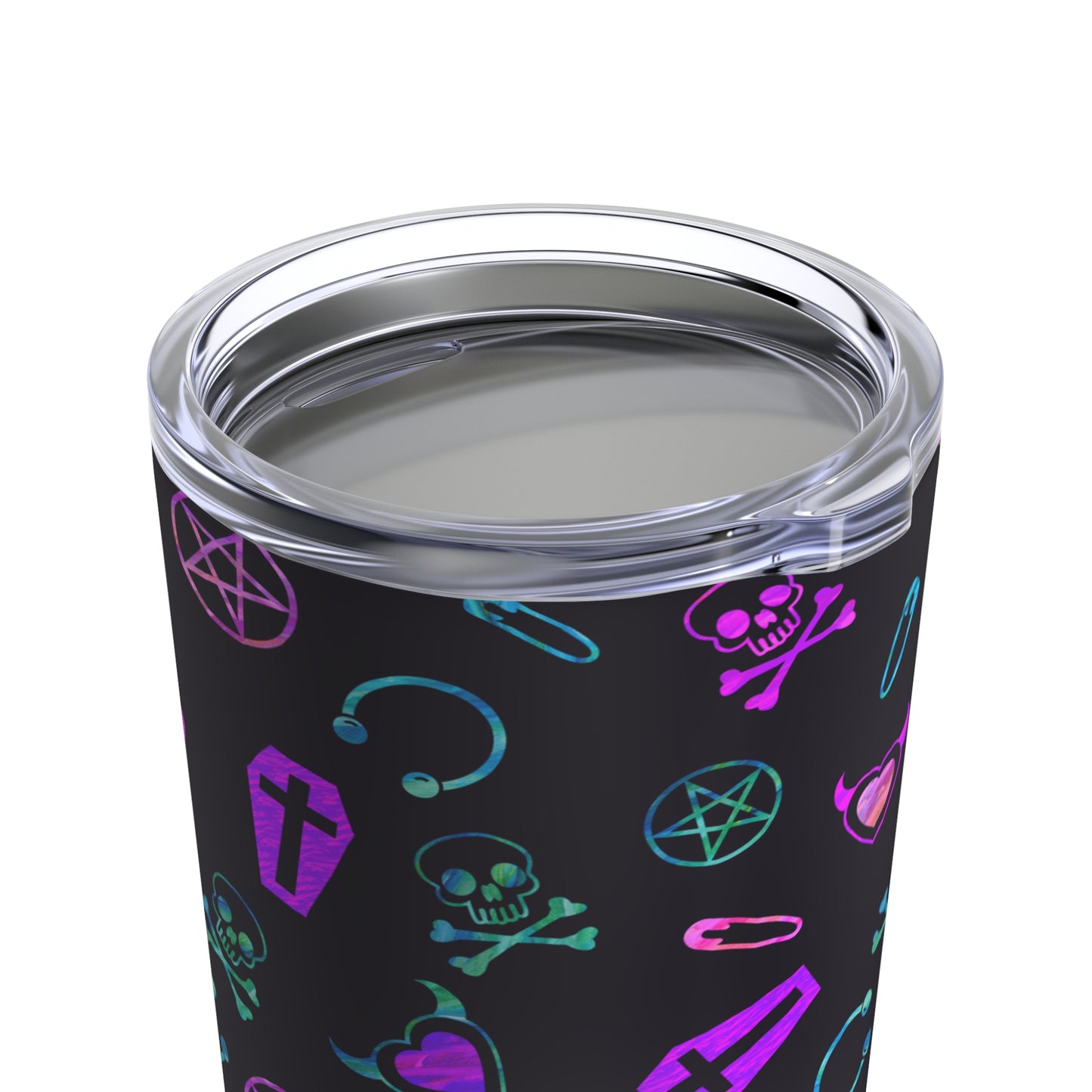 Neon Punk Rock Metal Tumbler