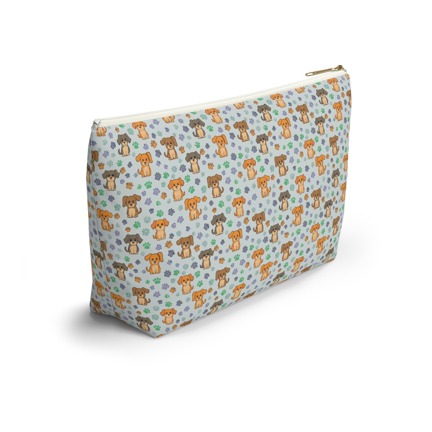 Puppy & Paw Print Cosmetic Pouch