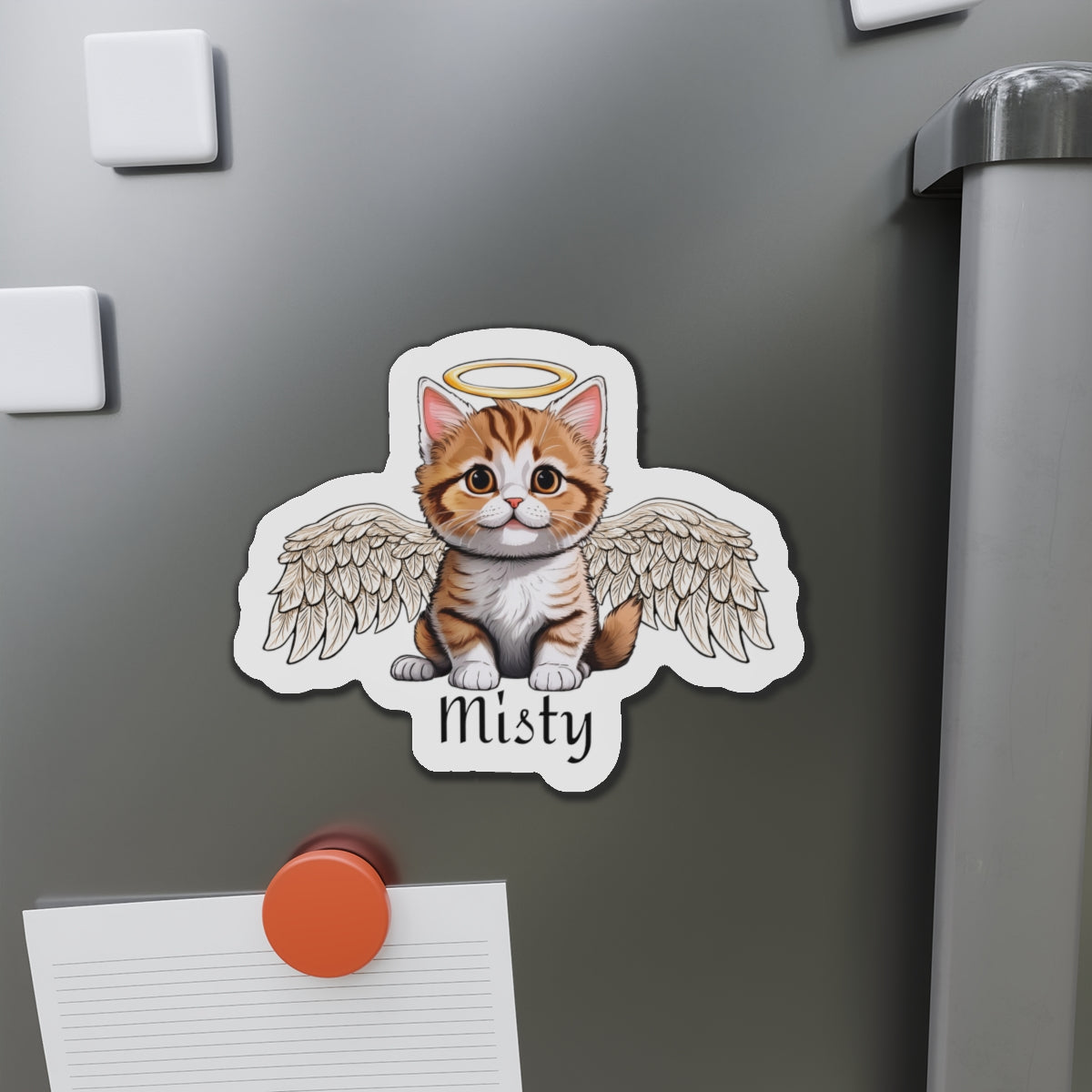 My Cat Angel - Exotic Shorthair Personalized Die-Cut Magnet (Outdoor Approved)