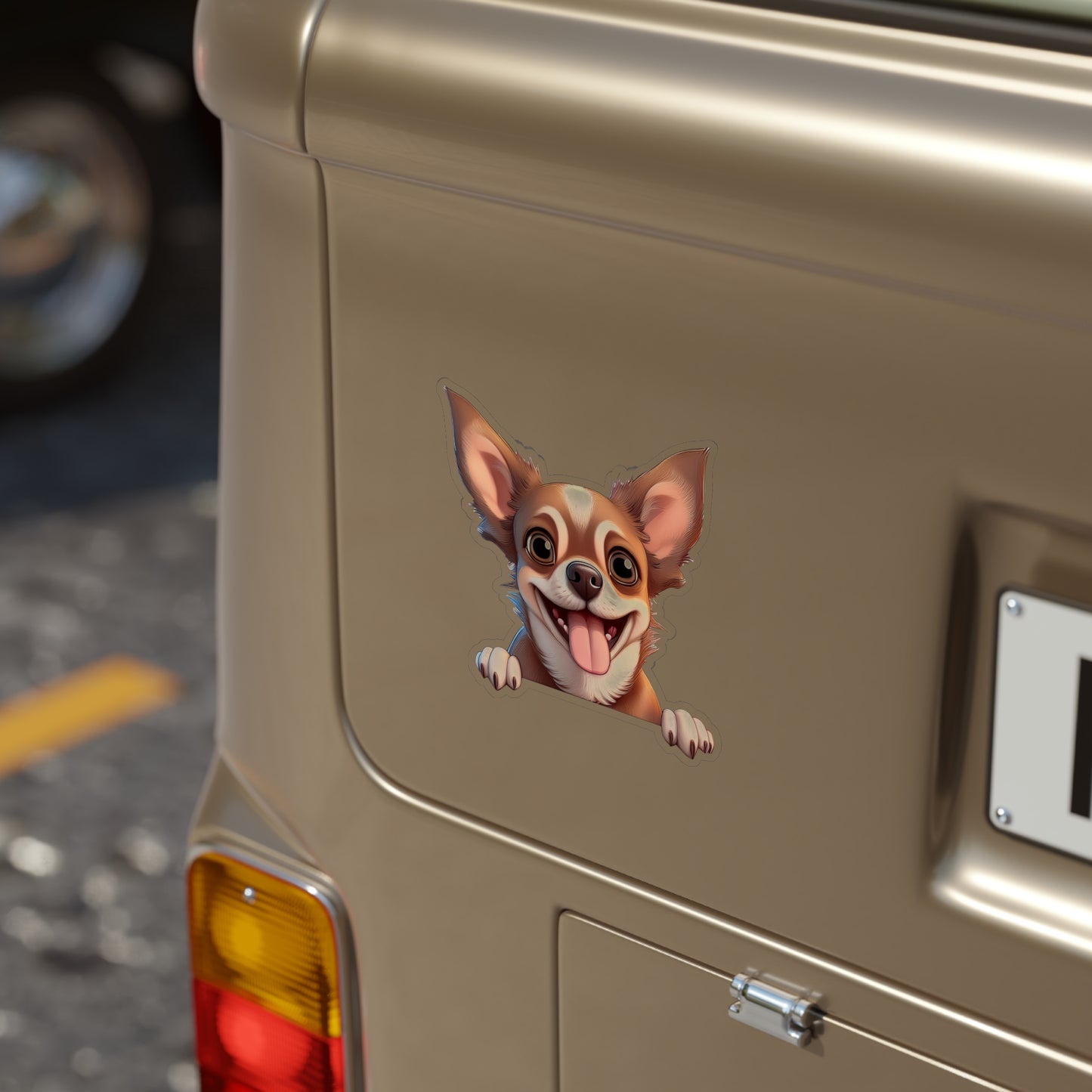 My Chihuahua Transparent Die-Cut Stickers (Outdoor Approved)