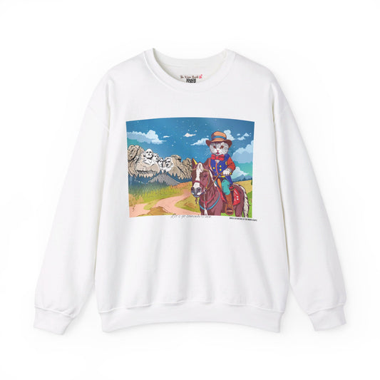 World Catventures - Mount Rushmore Unisex Heavy Blend™ Crewneck Sweatshirt