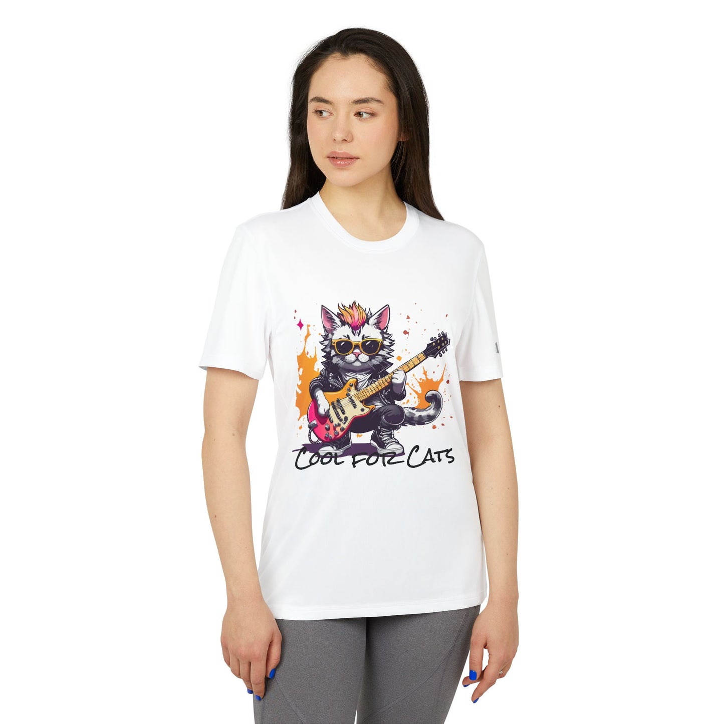 adidas Unisex Sport Punk Rockstar - Cool For Cats T-shirt