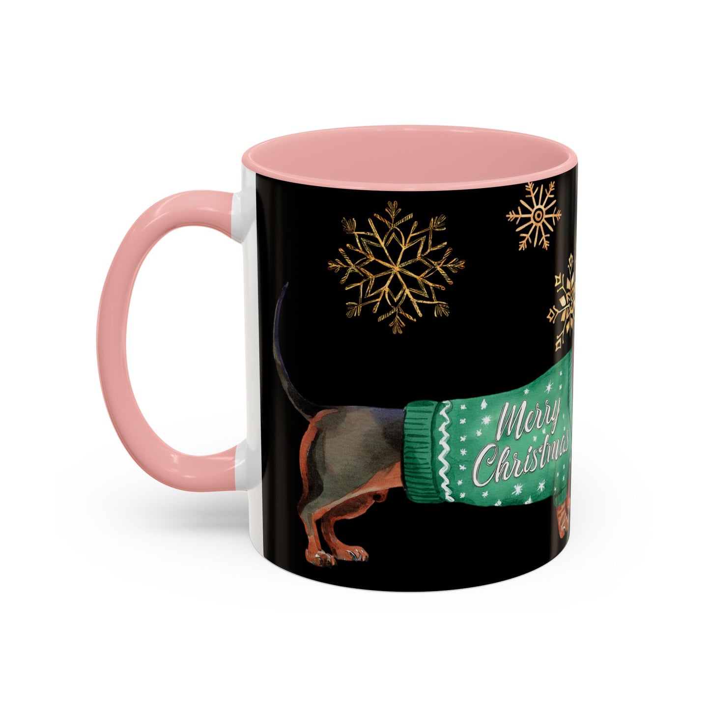 Dude! Dude!! Merry Christmas Accent Coffee Mug