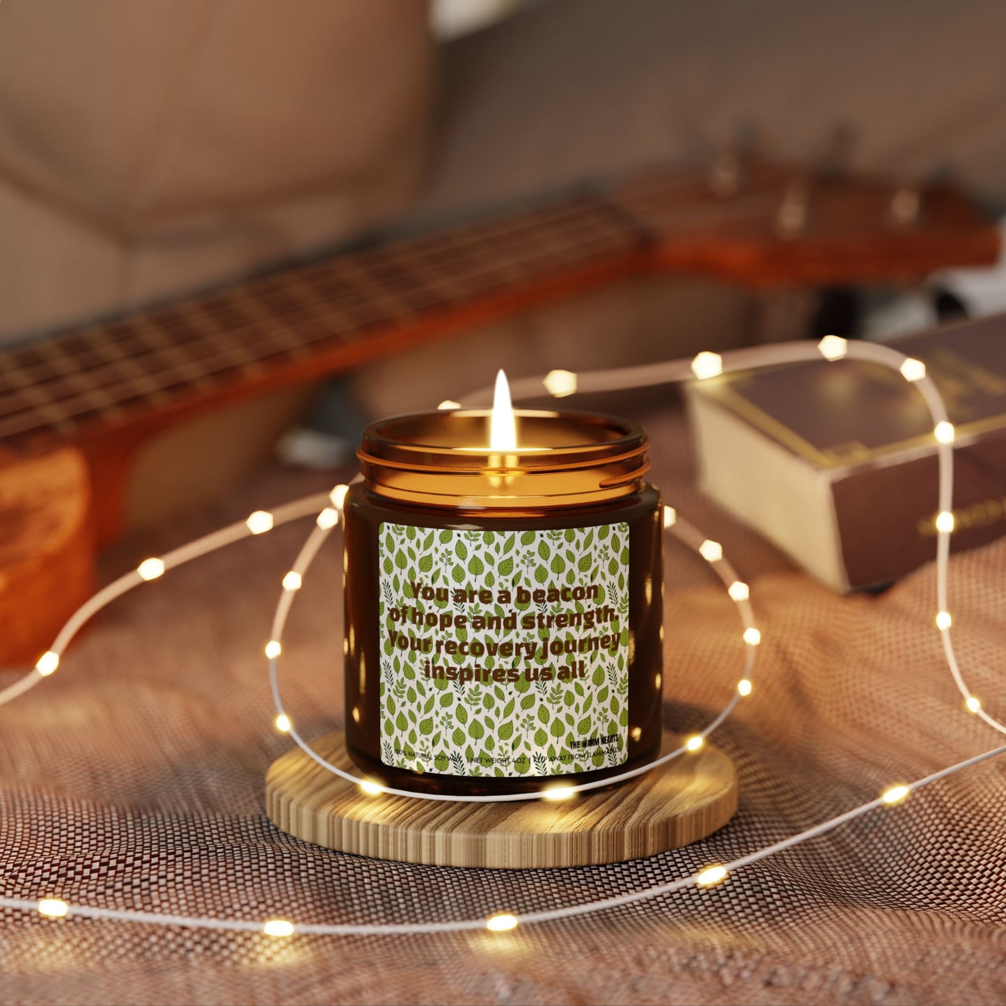 You Are a Beacon of Hope and Strength. Your Recovery Journey Inspires Us All  - Scented Soy Candle