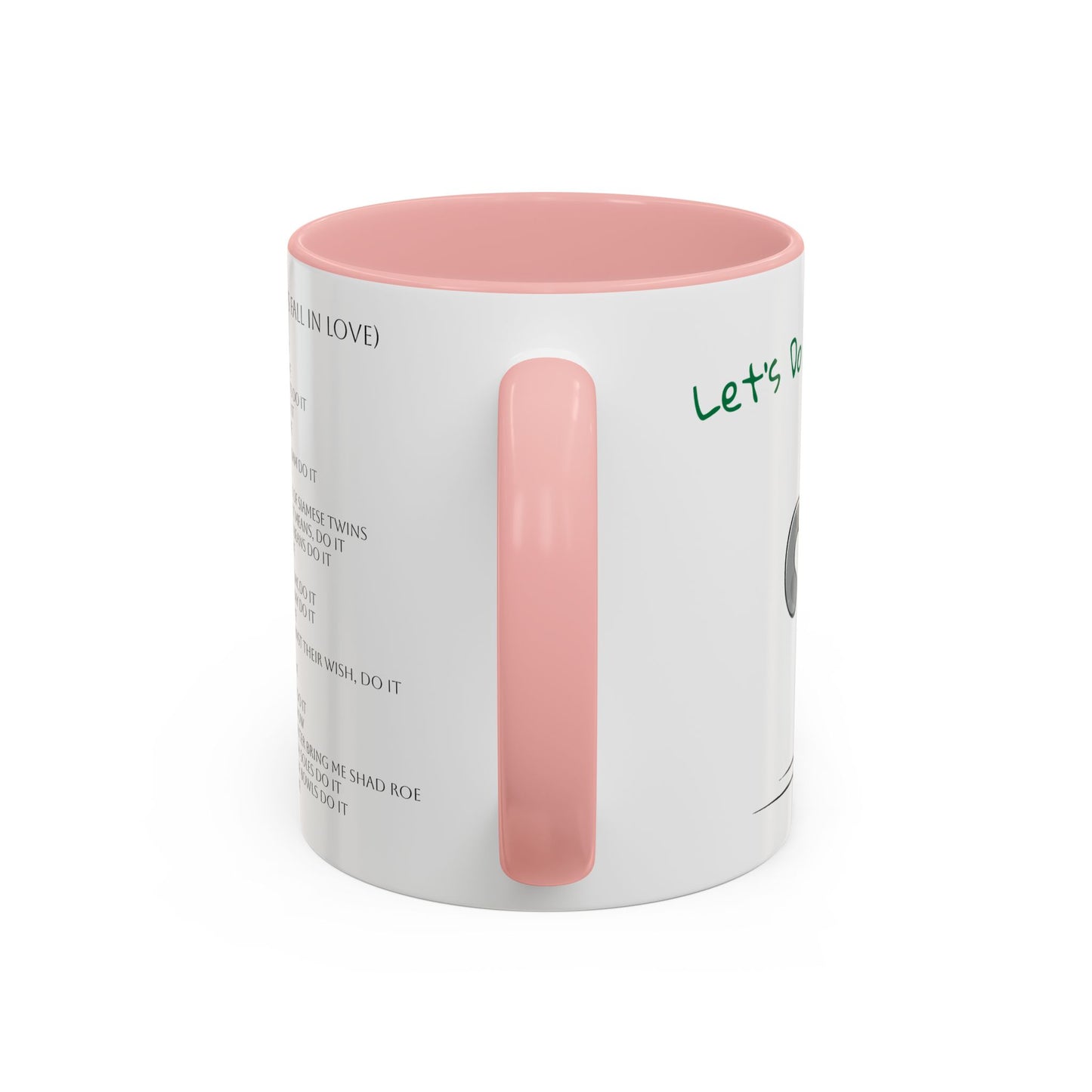 Let’s Do It (Let’s Fall in Love)...Lovely Kitten Cats Family Singing  Accent Coffee Mug