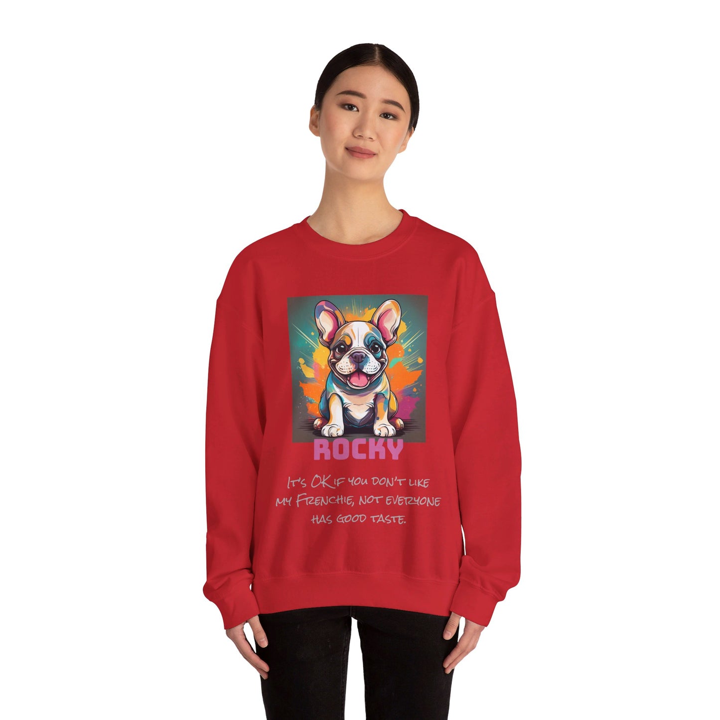 French Bulldog Unisex Heavy Blend™ Crewneck Personalized Custom Sweatshirt