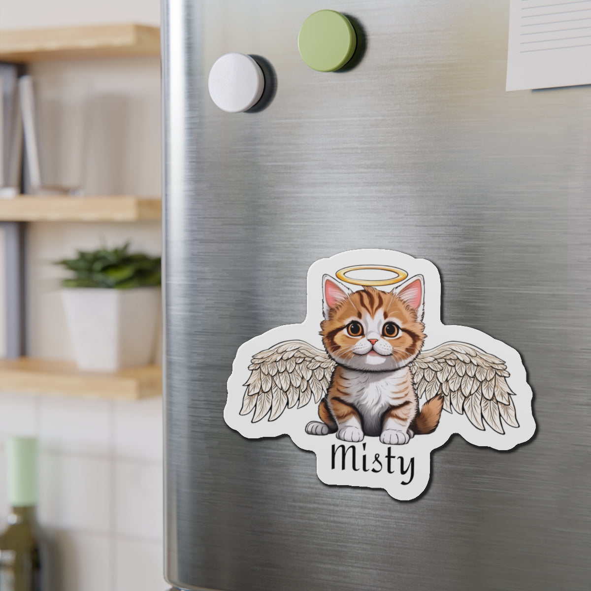 My Cat Angel - Exotic Shorthair Personalized Die-Cut Magnet (Outdoor Approved)