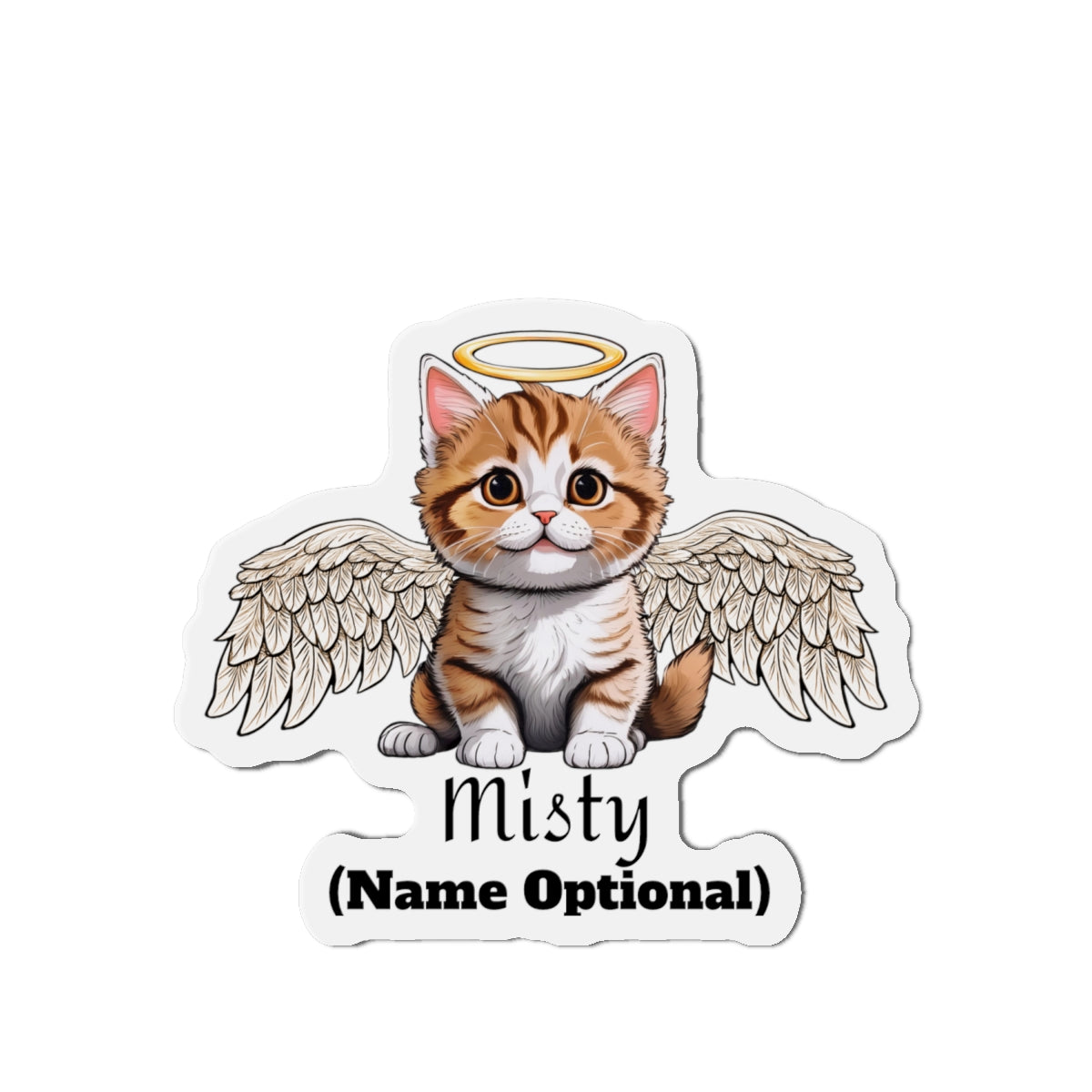 My Cat Angel - Exotic Shorthair Personalized Die-Cut Magnet (Outdoor Approved)