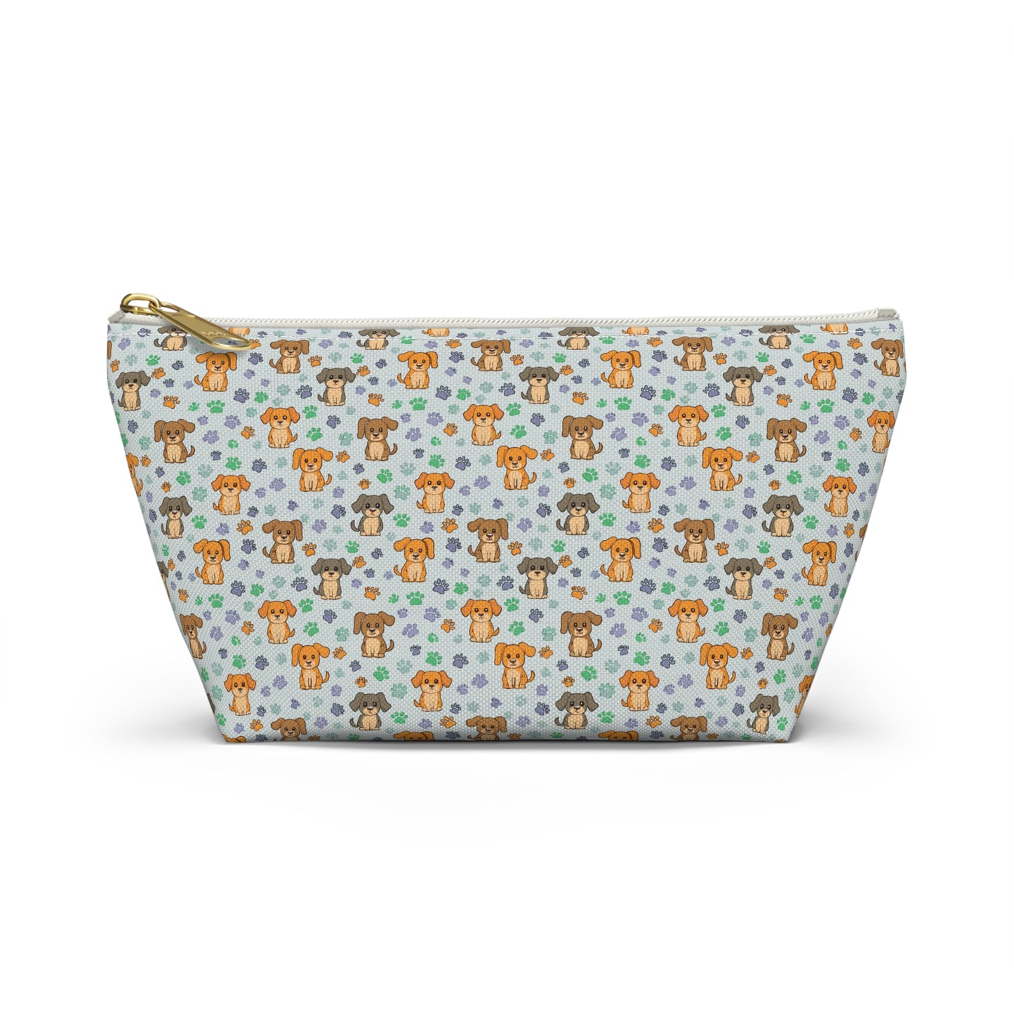 Puppy & Paw Print Cosmetic Pouch